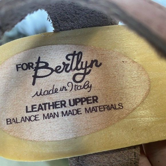 Vintage NOS 1980s Original Sandals High Heels Sexy Mauve Sz 5 - Picture 5 of 10